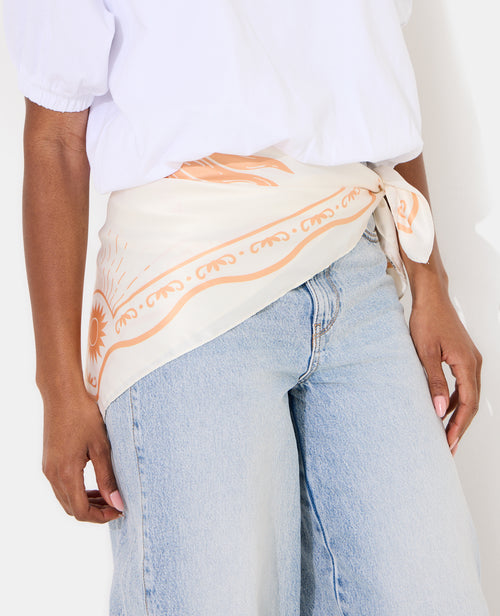 Foulard Soleil en satin - PIMKIE - 3