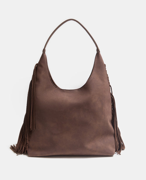 Sac en suédine avec franges - PIMKIE - 5