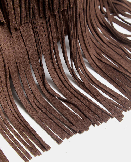 Sac en suédine avec franges - PIMKIE - 6