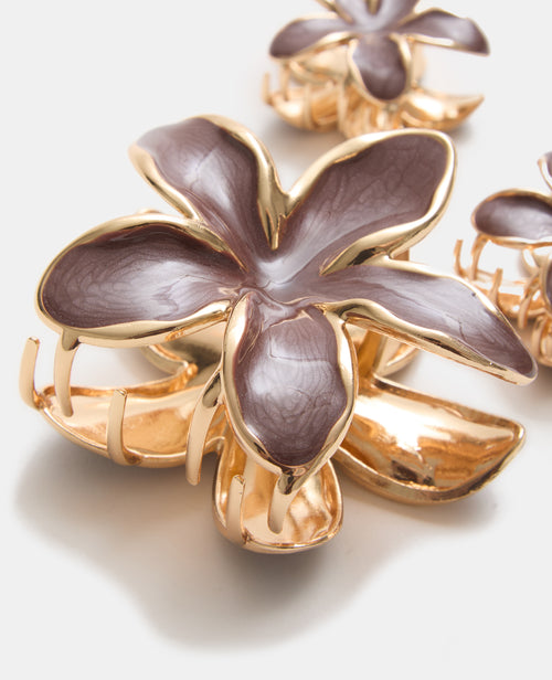 Lot de 3 pinces fleur de tiaré - PIMKIE - 3