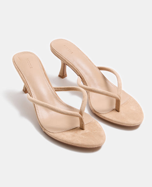 Paire de tongs à talon en suédine - PIMKIE - 2