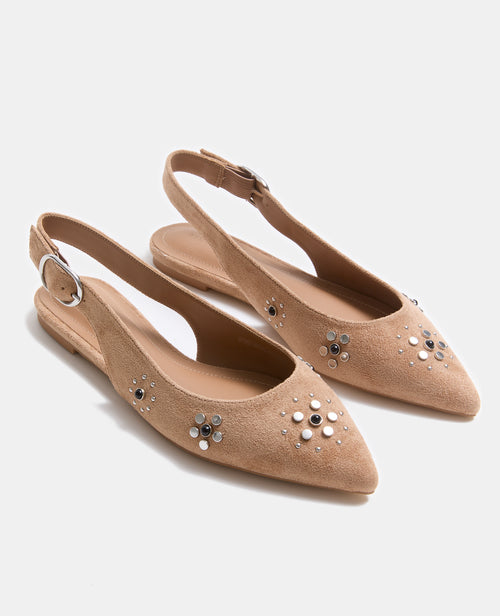 Sandales plates bouts pointus avec clous - PIMKIE - 2