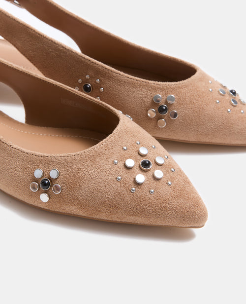 Sandales plates bouts pointus avec clous - PIMKIE - 4