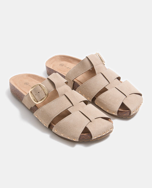 Paire de mules en suédine avec brides - PIMKIE - 2