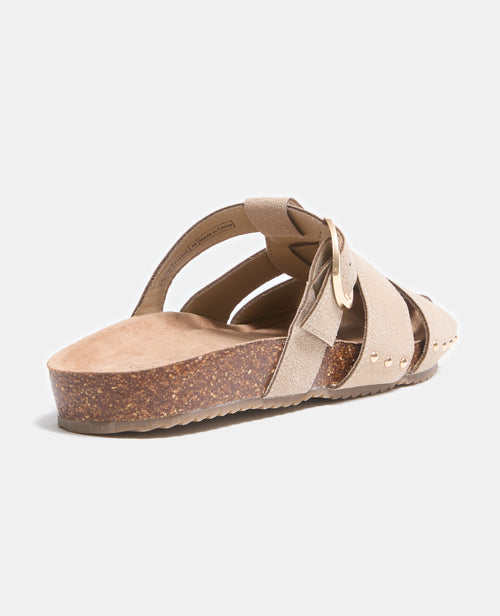 Paire de mules en suédine avec brides - PIMKIE - 4