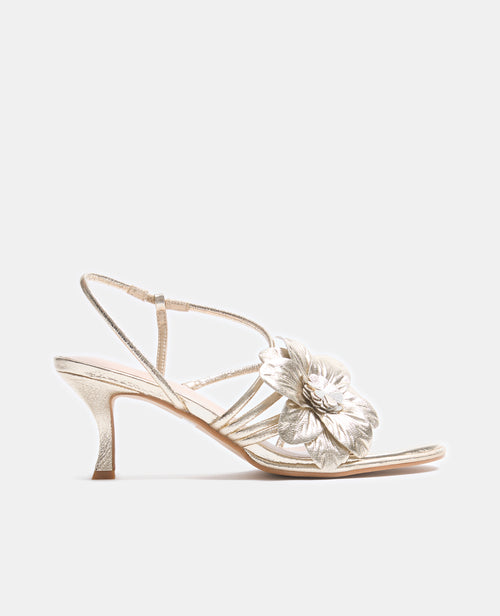 Paire de sandales à talons avec fleur - PIMKIE - 1