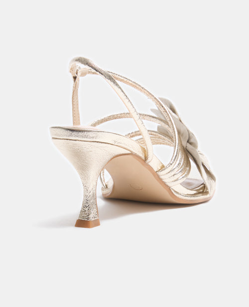 Paire de sandales à talons avec fleur - PIMKIE - 4