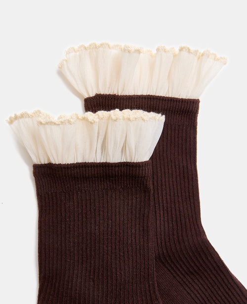 Paire de chaussettes avec froufrous - PIMKIE - 2
