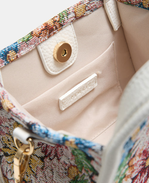 Sac en tissu jacquard motif fleurs - PIMKIE - 4