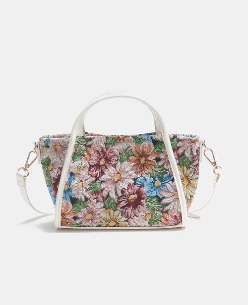 Sac en tissu jacquard motif fleurs - PIMKIE - 5