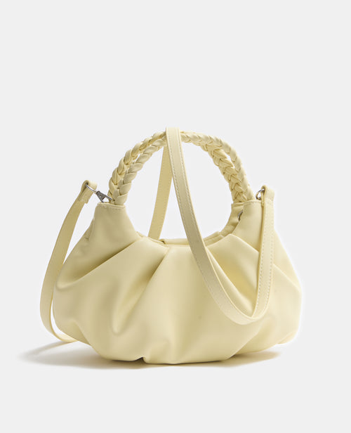 Sac bourse avec poignées tressées et bandoulière - PIMKIE - 1