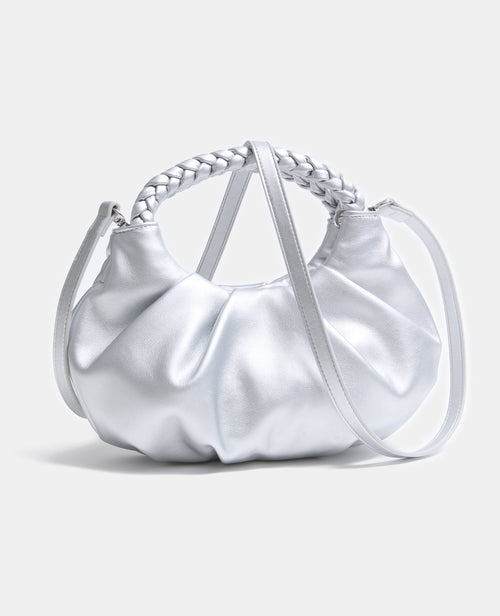 Sac bourse avec poignées tressées et bandoulière - PIMKIE - 1