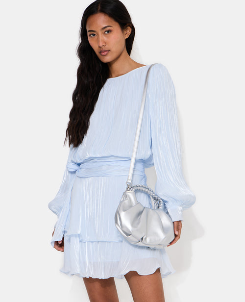 Sac bourse avec poignées tressées et bandoulière - PIMKIE - 2