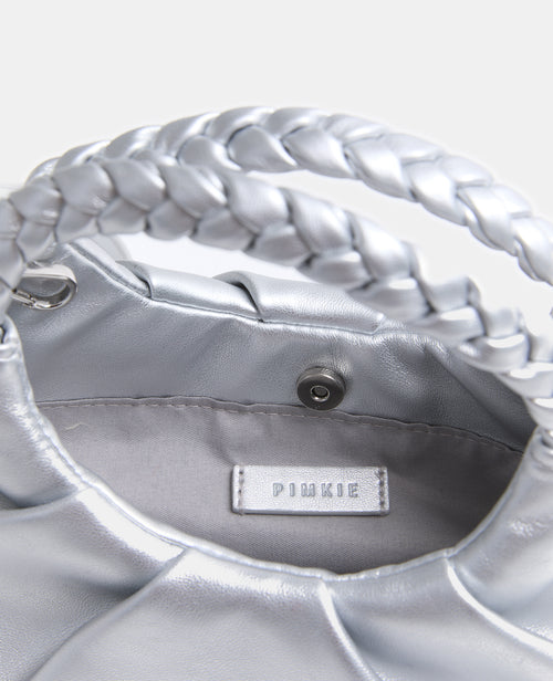 Sac bourse avec poignées tressées et bandoulière - PIMKIE - 4