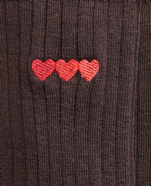 Paire de chaussettes avec broderie cœurs - PIMKIE - 3