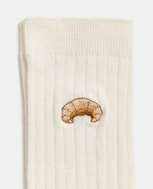 Paire de chaussettes avec broderie croissant - PIMKIE - 2