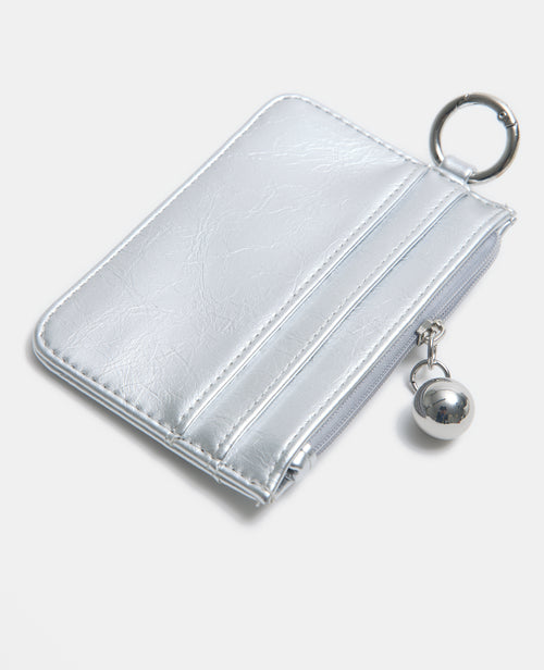 Porte-cartes en simili argenté - PIMKIE - 1