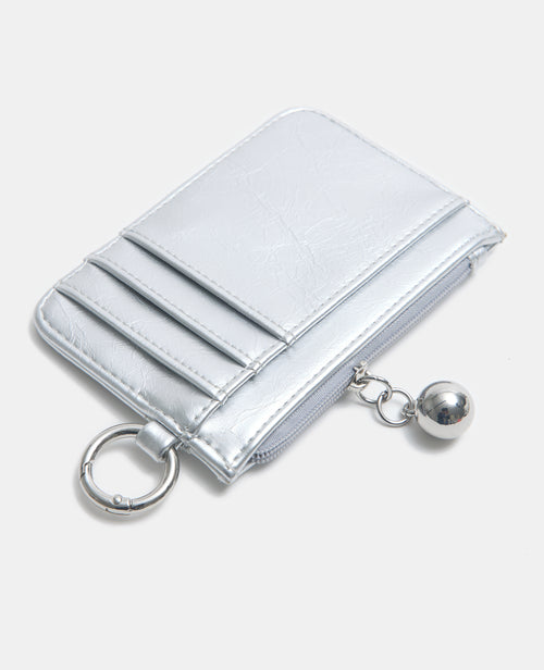 Porte-cartes en simili argenté - PIMKIE - 2