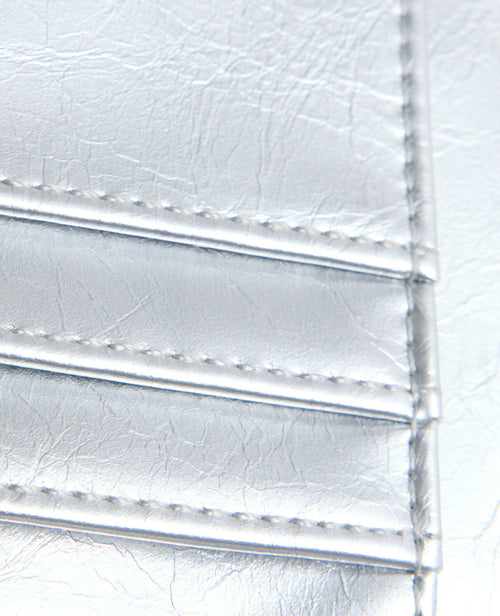 Porte-cartes en simili argenté - PIMKIE - 4