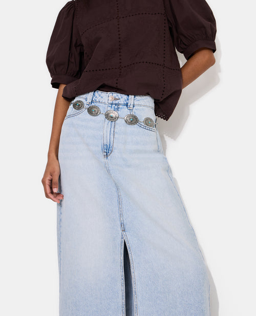 Ceinture chaîne métallique avec pastilles ciselées - PIMKIE - 2