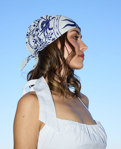 Foulard avec crabes et poissons - PIMKIE - 1
