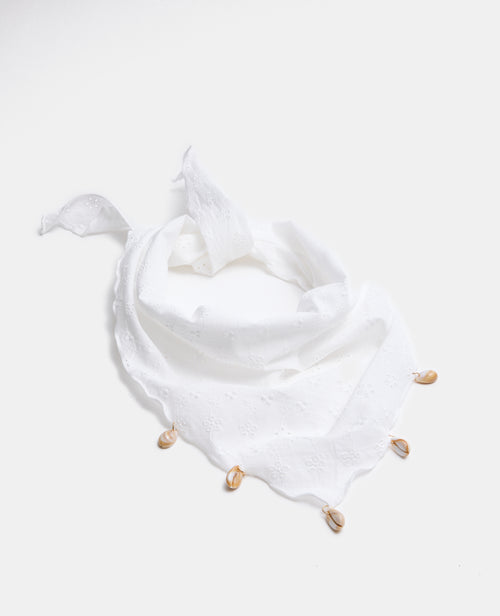 Foulard tête ou taille en broderie anglaise - PIMKIE - 1