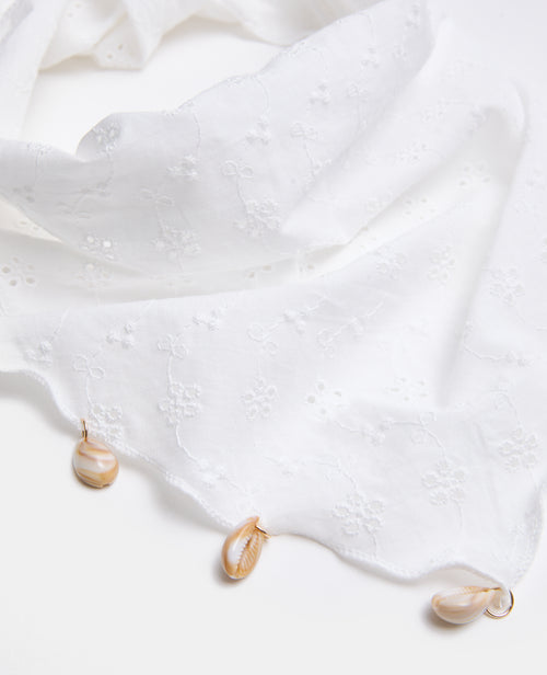 Foulard tête ou taille en broderie anglaise - PIMKIE - 3