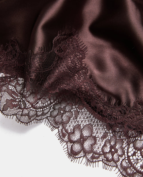 Foulard tête ou taille en satin et dentelle - PIMKIE - 5