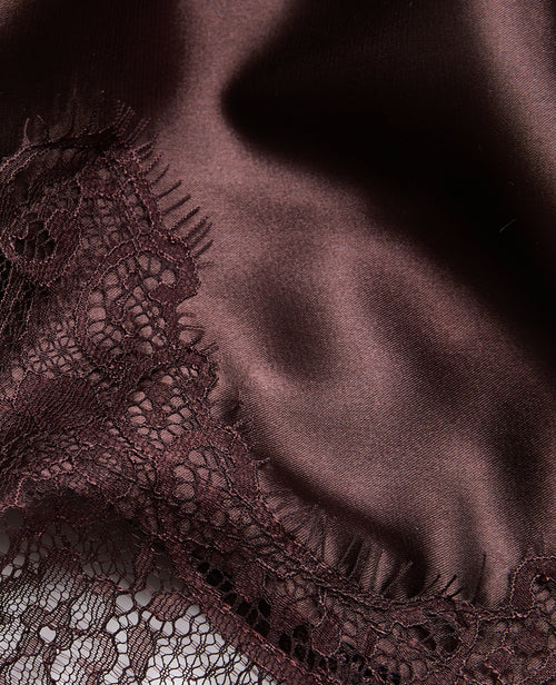 Foulard tête ou taille en satin et dentelle - PIMKIE - 6