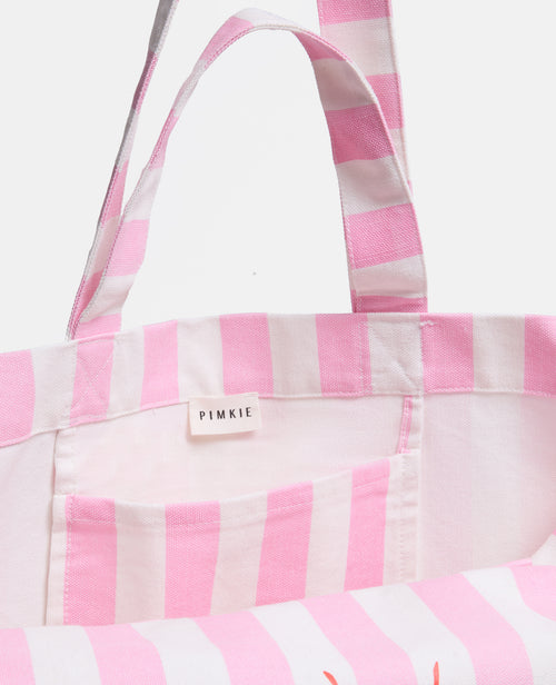 Grand totebag rayé avec homard - PIMKIE - 3