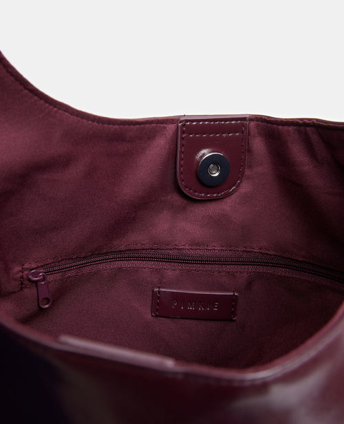Grand sac porté épaule en simili brillant - PIMKIE - 4