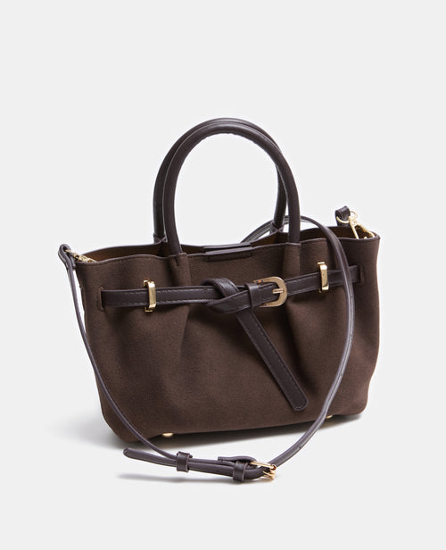 Sac bi-matière avec poignées et bandoulière - PIMKIE - 1