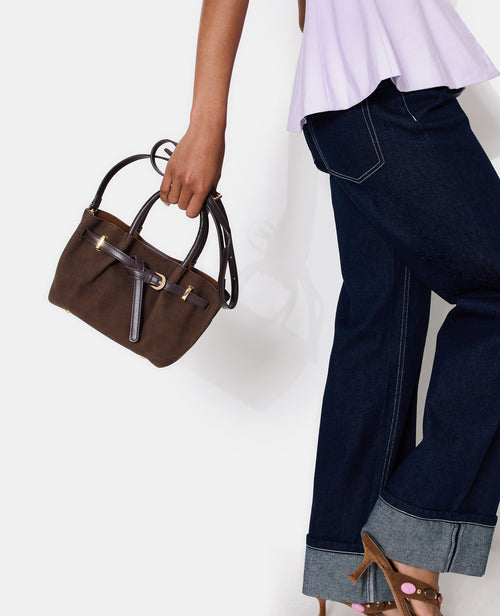Sac bi-matière avec poignées et bandoulière - PIMKIE - 2