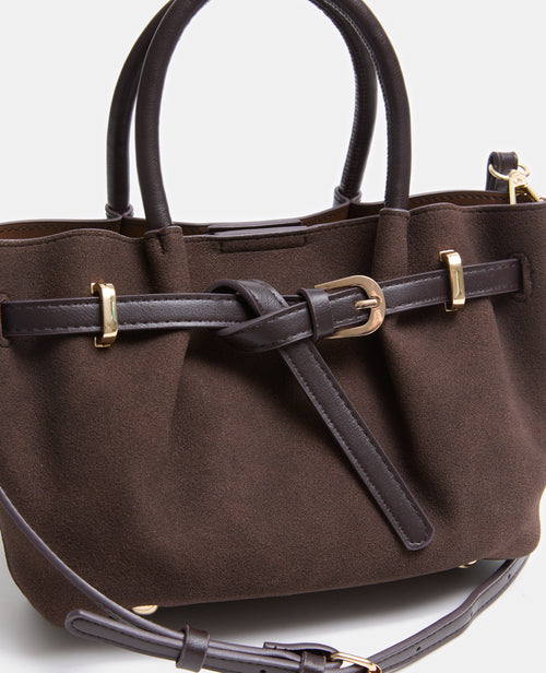 Sac bi-matière avec poignées et bandoulière - PIMKIE - 4