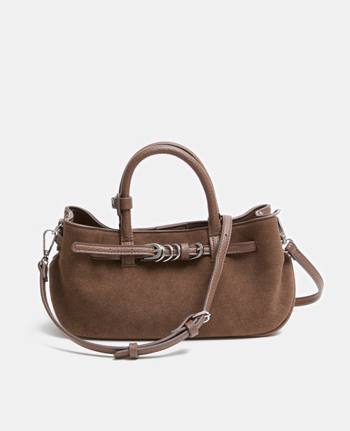 Sac bi-matière avec poignées et bandoulière - PIMKIE - 1