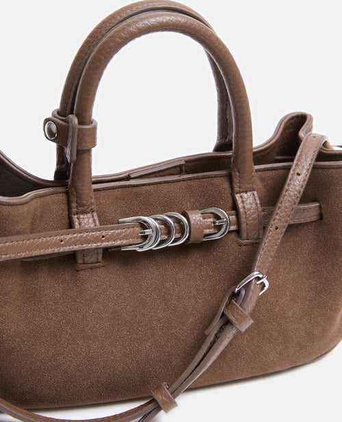 Sac bi-matière avec poignées et bandoulière - PIMKIE - 4
