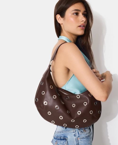 Sac porté épaule avec œillets métalliques - PIMKIE - 6