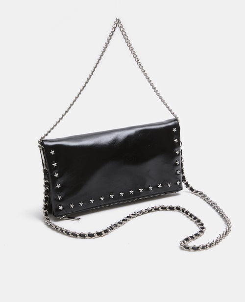 Sac pochette avec étoiles et bandoulières chaînes - PIMKIE - 1