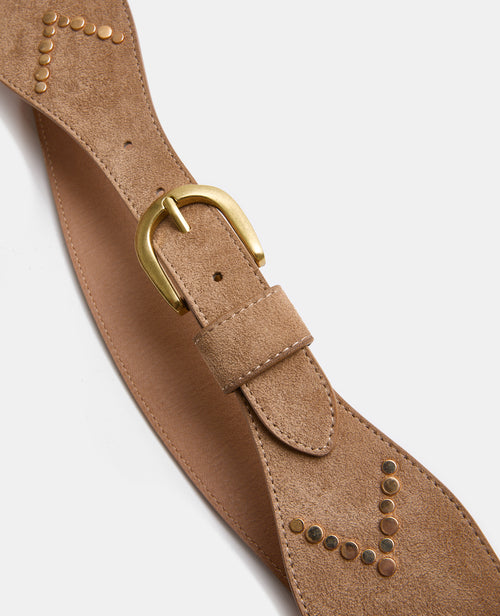 Ceinture large en suédine avec clous - PIMKIE - 3