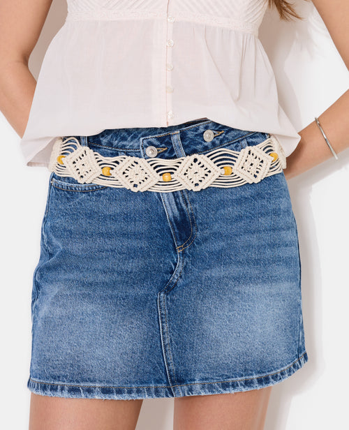 Ceinture à nouer en cordes avec perles - PIMKIE - 2