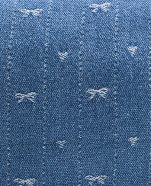 Trousse de toilette en jean avec cœurs et nœuds - PIMKIE - 5