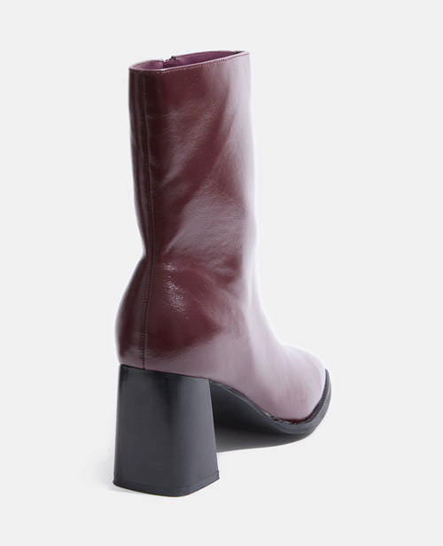 Boots à talons effet vinyl avec bouts carrés - PIMKIE - 3