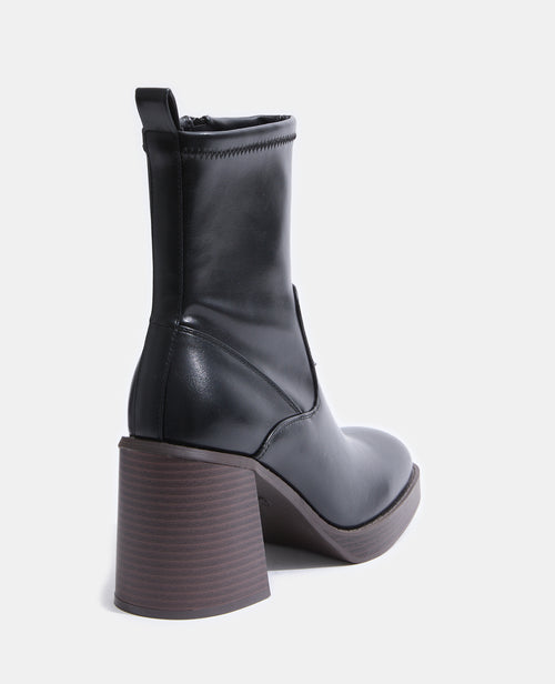 Boots plateformes simili avec talons blocs - PIMKIE - 3