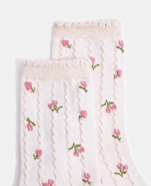 Paire de chaussettes avec fleurs - PIMKIE - 2