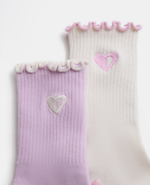 Lot de 2 paires de chaussettes antidérapantes Flow - PIMKIE - 2
