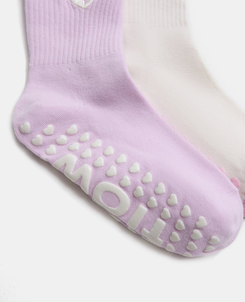 Lot de 2 paires de chaussettes antidérapantes Flow - PIMKIE - 3