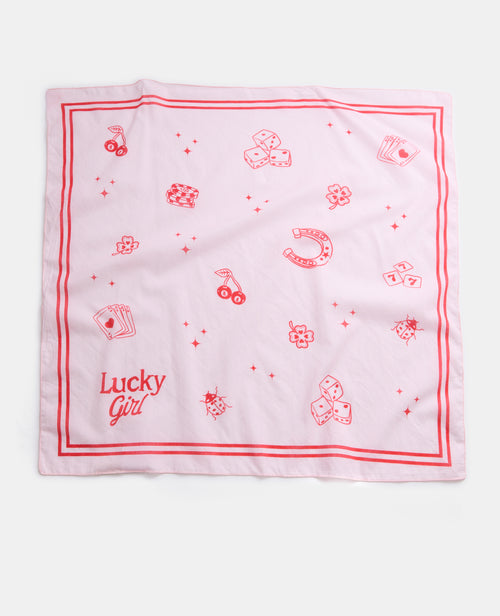 Foulard en tissu motif Lucky girl - PIMKIE - 4