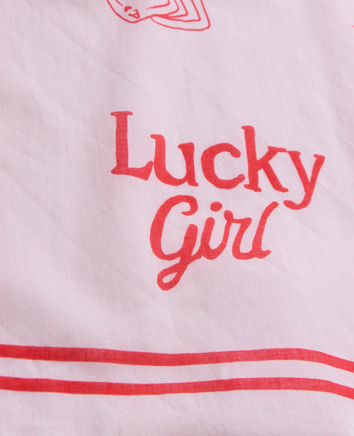 Foulard en tissu motif Lucky girl - PIMKIE - 6