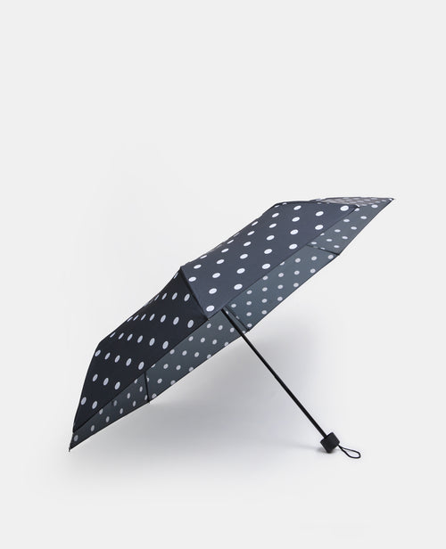 Parapluie rétractable motif pois avec housse - PIMKIE - 1