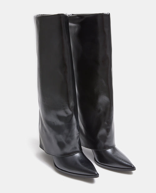 Bottes hautes avec revers, talons et bouts pointus - PIMKIE - 2